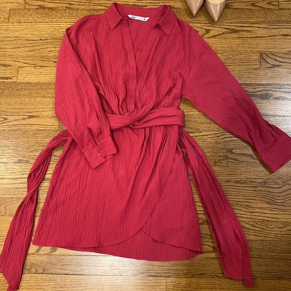 Zara Dresses & Skirts - Zara wrap mini dress
